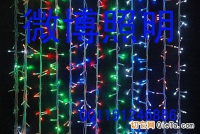 供應公園街道樹上專用LED星星燈串，打造夢幻景觀照明